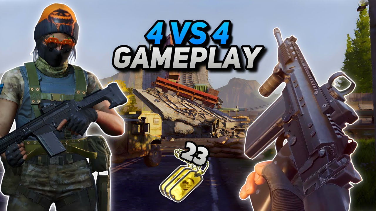 Playing 4 VS 4 Mode - Arena Breakout S5 Beta