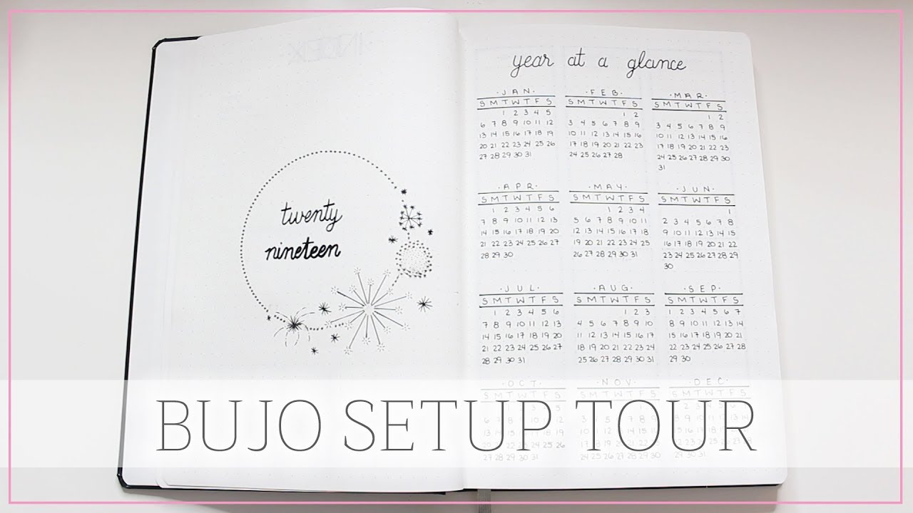 Bullet Journal New Year Setup Tour • Karst Stone Paper Notebook
