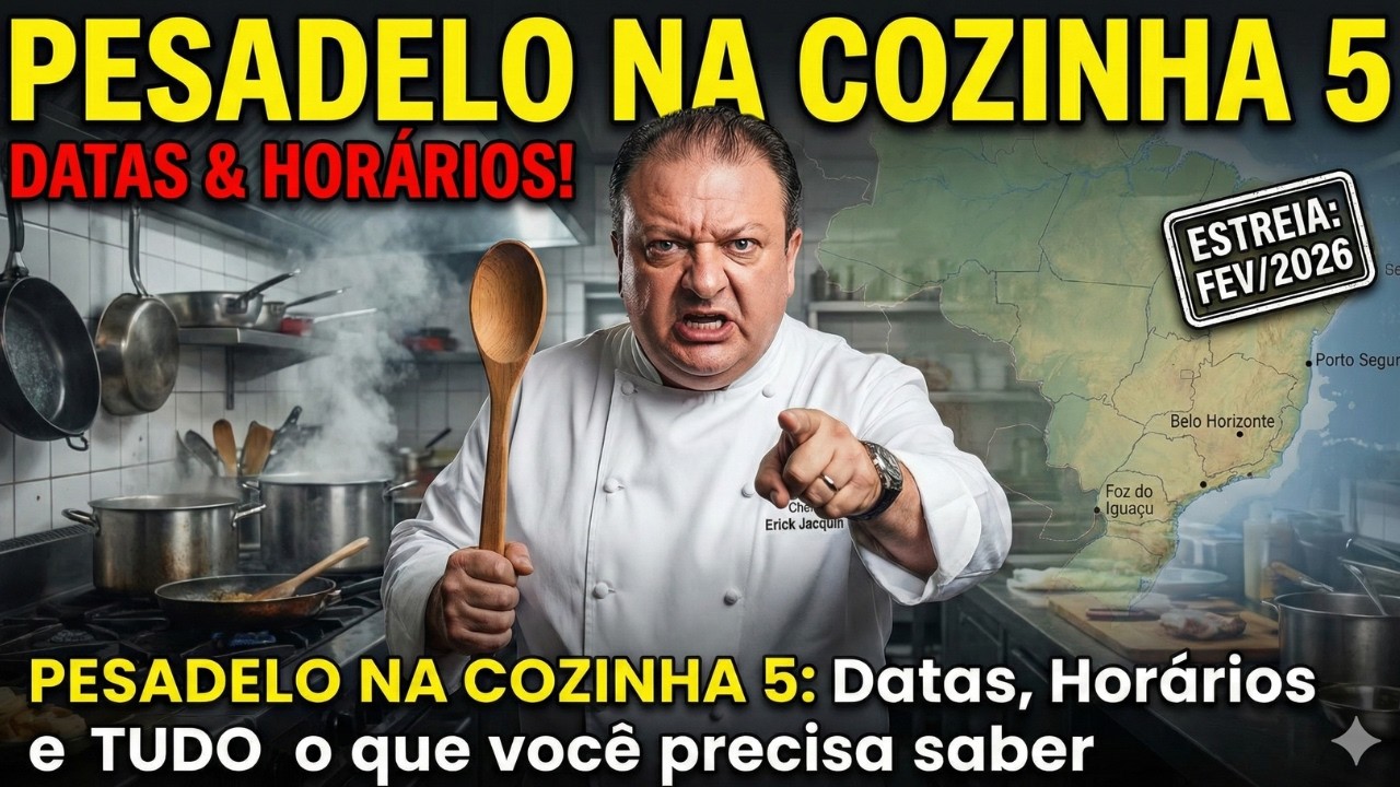 Nova Temporada de PESADELO NA COZINHA