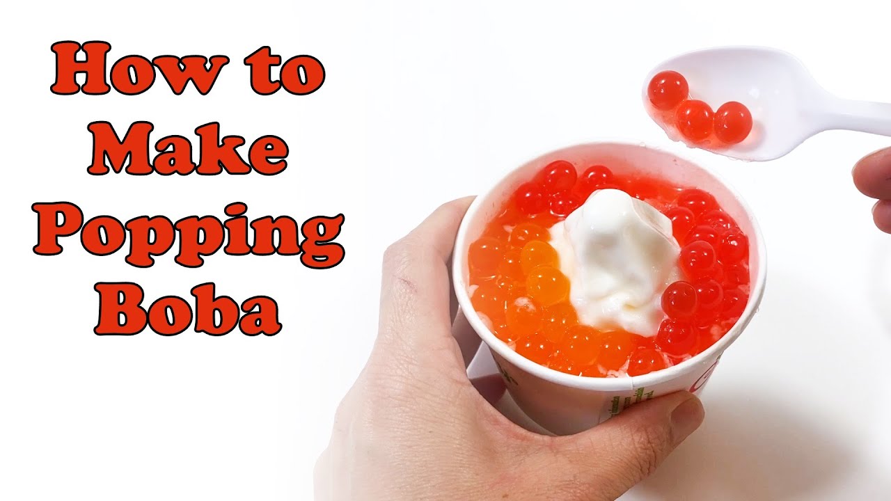 Как приготовить Popping Boba: наука сферификации