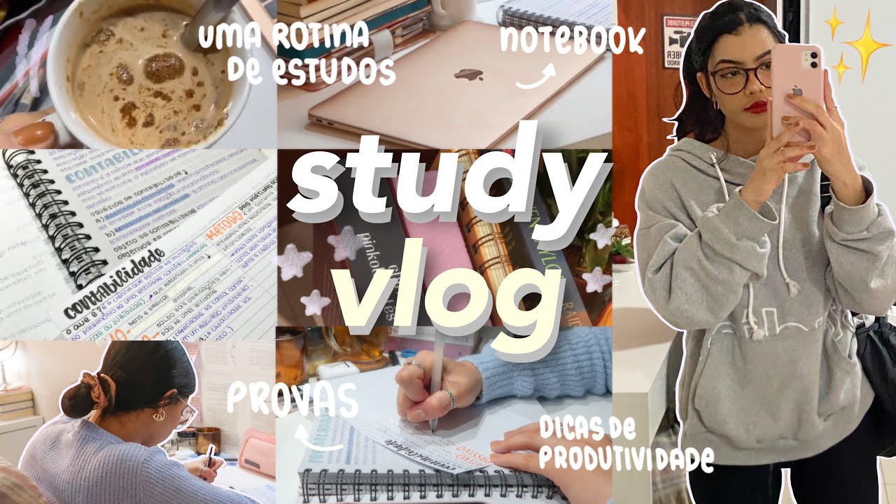 study vlog 👩‍💻| dias produtivos na minha vida (5 passos para ter um *glow up* nos estudos) ✨📔