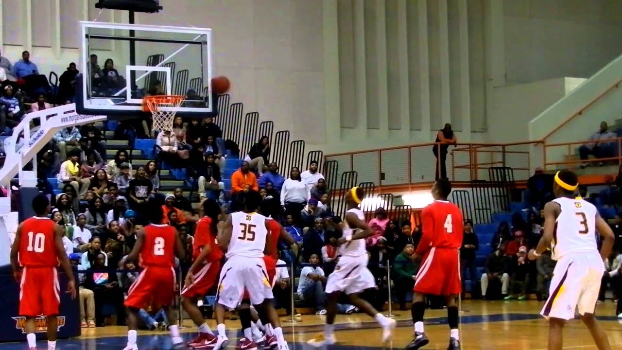 Miles basket and one Edmondson/Dunbar boys basketball Baltimore City Division I finals 2/19/13