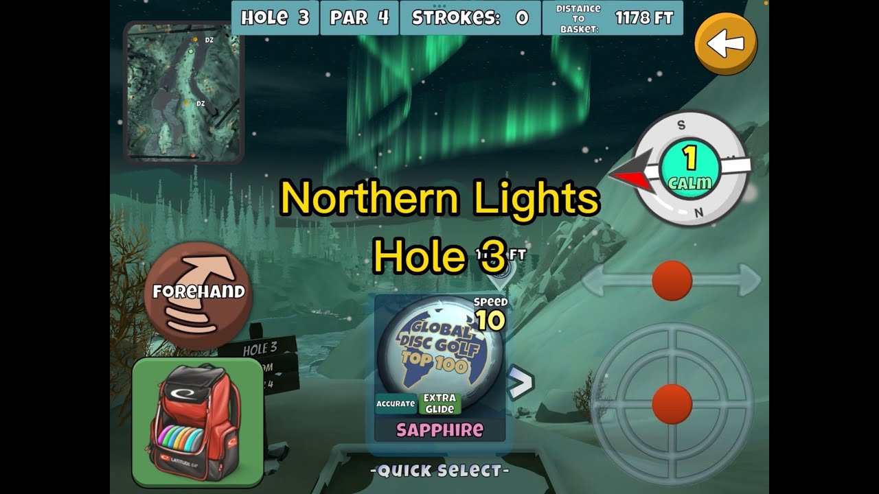 Northern Lights, Hole 3 : Disc Golf Valley