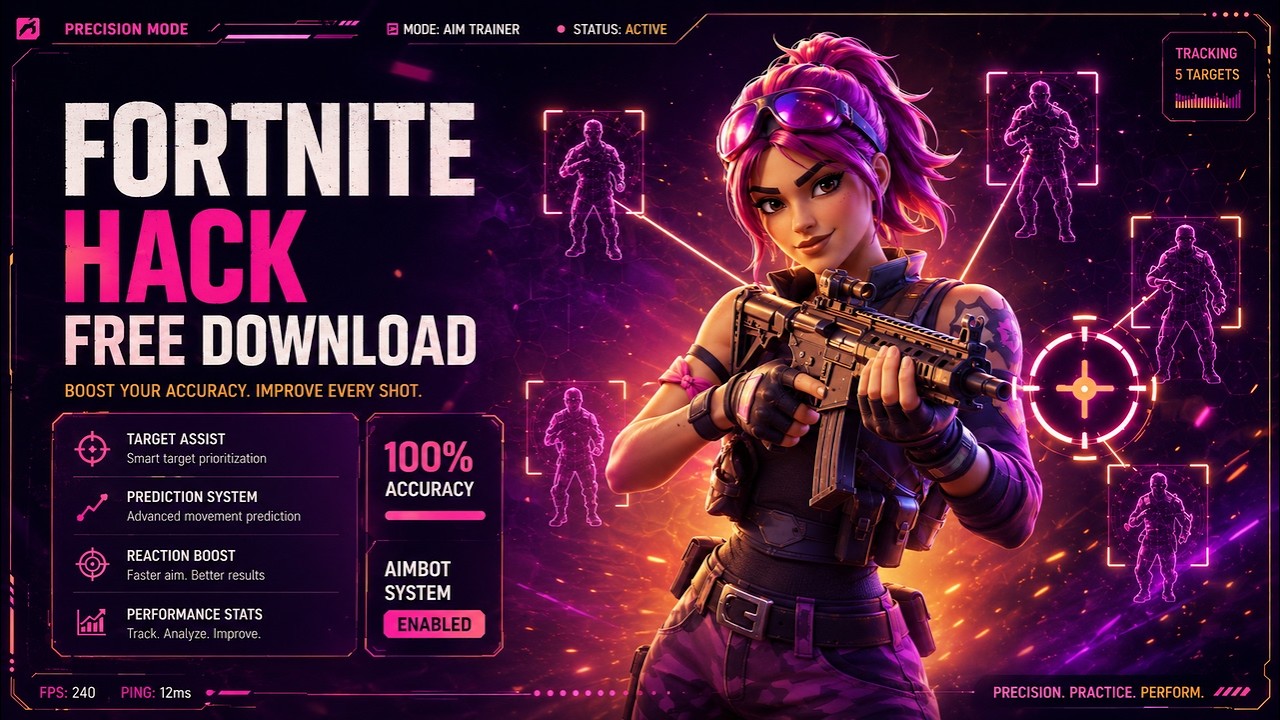 FREE Fortnite Hack 2026 | 🦅 Aimbot + ESP + Wallhack + Radar | No Ban | New Cheat | EAC Bypass!