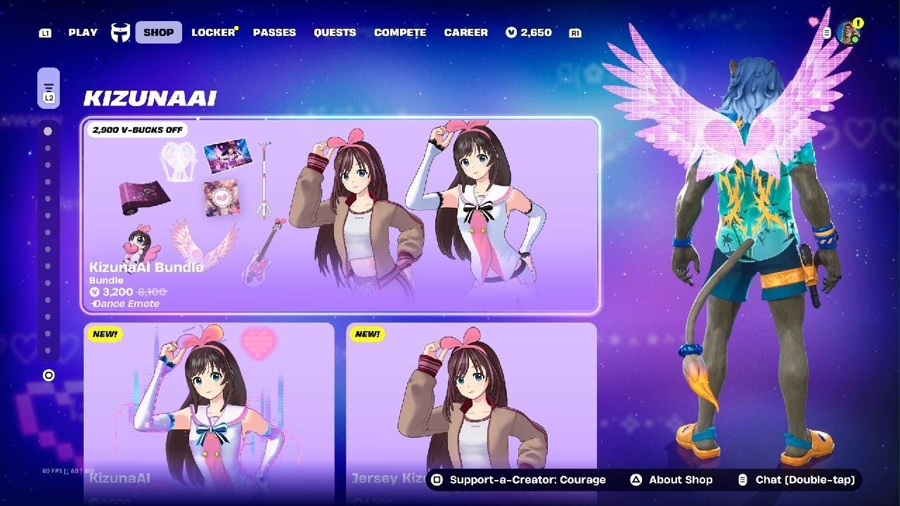 KizunaAi & Adventure time #fortnite