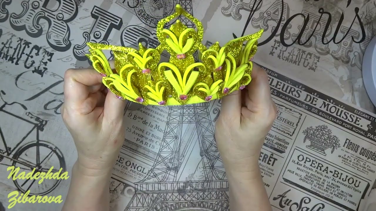 Корона для маленьких принцесс мастер класс