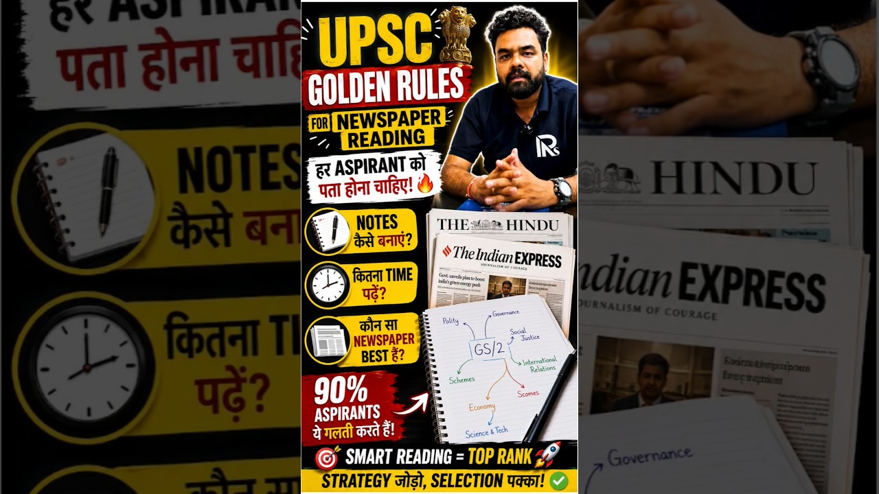 How to Read #dailynewspaper  for #upsc | Complete Beginner's Guide | #TheHindu & Indian Express