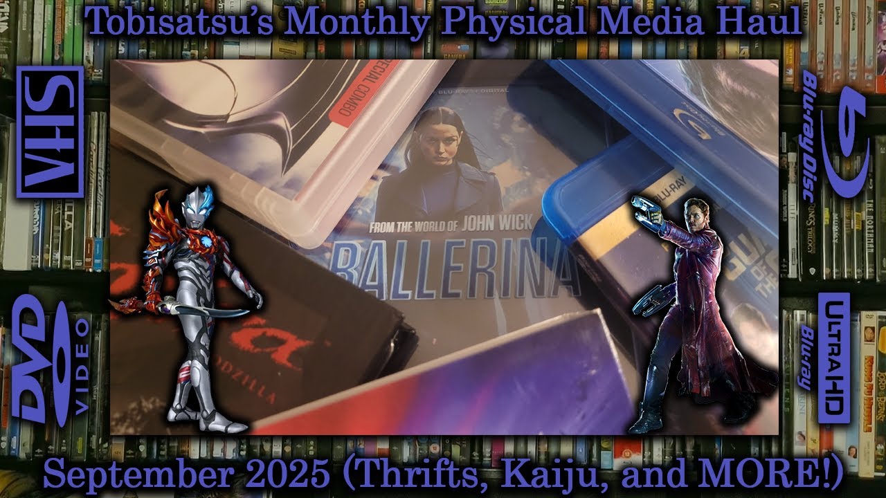 Physical Media Haul - September 2025 (Thrifts, Kaiju, and MORE!)