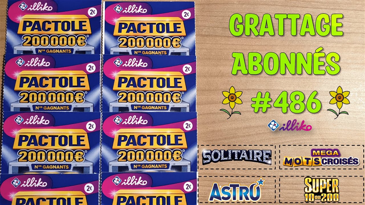 Grattage Abonnés #486 • FDJ/Illiko