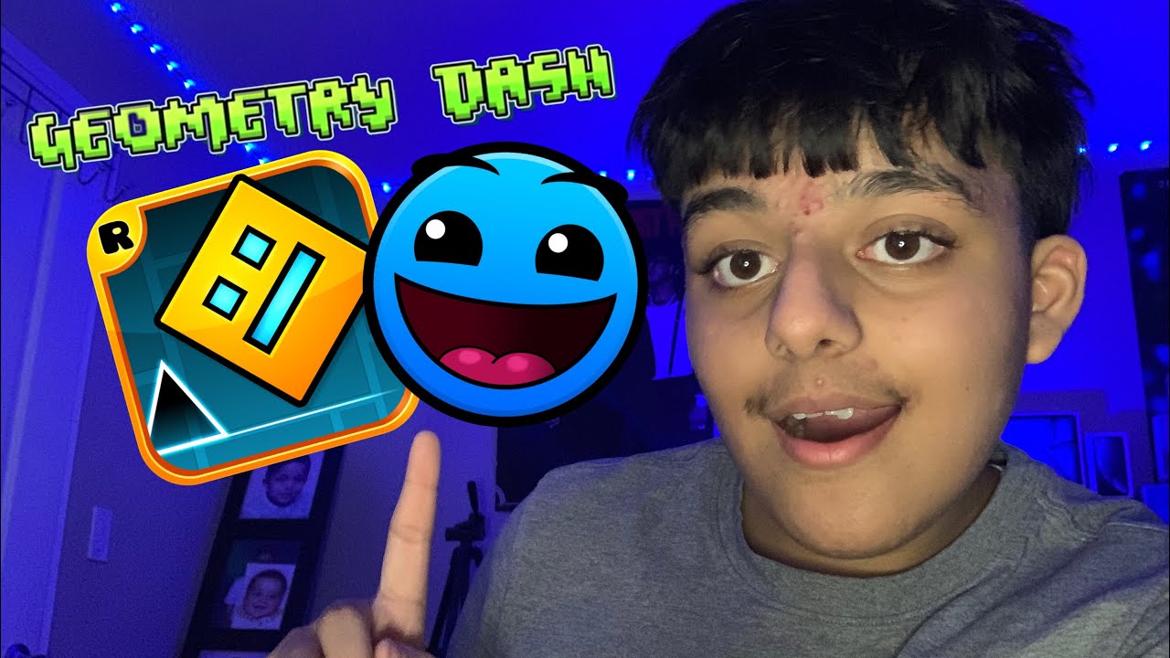 ASMR Playing Geometry Dash (Trying To Beat My First Demon!)