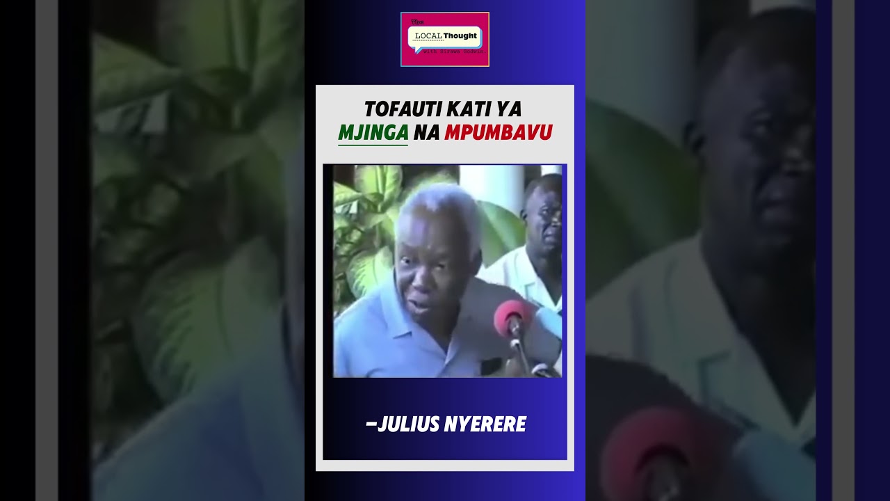 JULIUS NYERERE Speech on IGNORANCE VS ARROGANCE