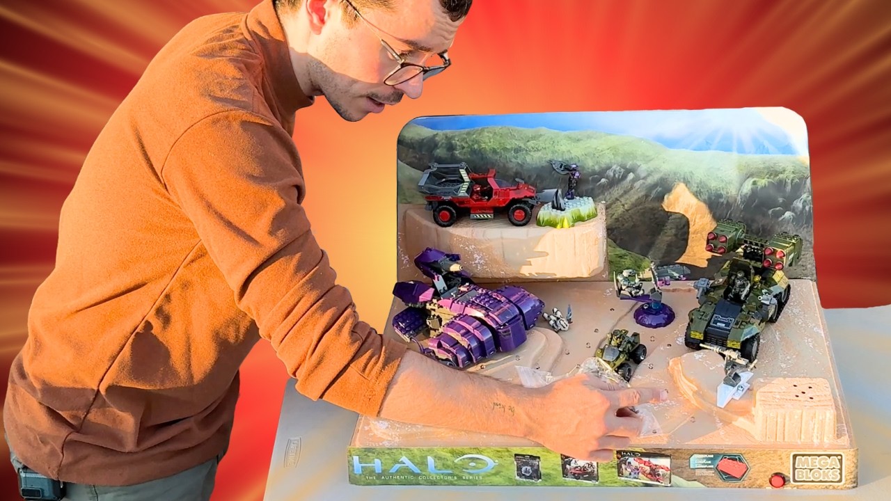 ЭТО ПРОСТО БЕЗУМИЕ! Винтажная витрина Toys R Us - конструктор Halo Mega Bloks.