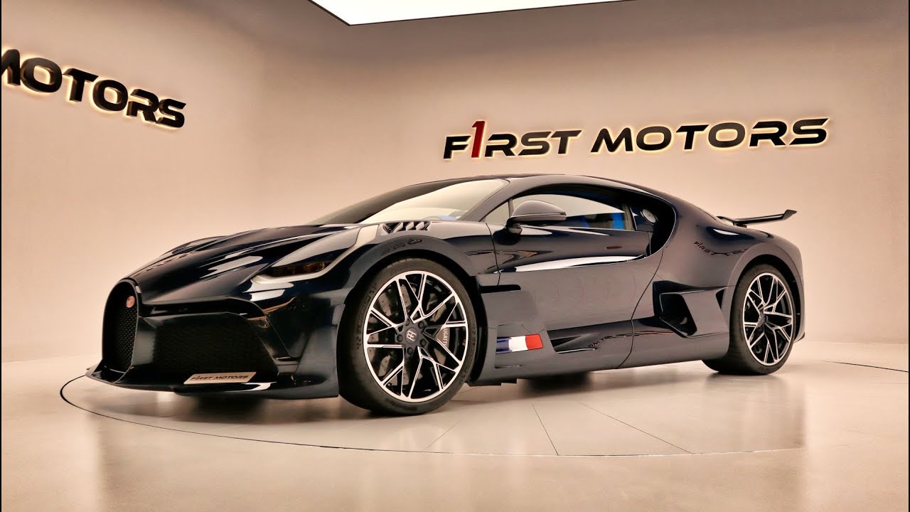 BUGATTI DIVO $8M 1,500HP MONSTER Start Up Exhaust SOUND Closer Look at F1RST MOTORS DUBAI