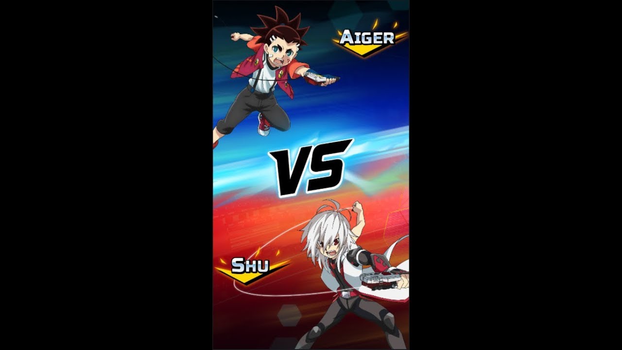 Beyblade Burst Rivals ! Aiger Akabane - Z Achilles VS Shu Kurenai - Spryzen Requiem !
