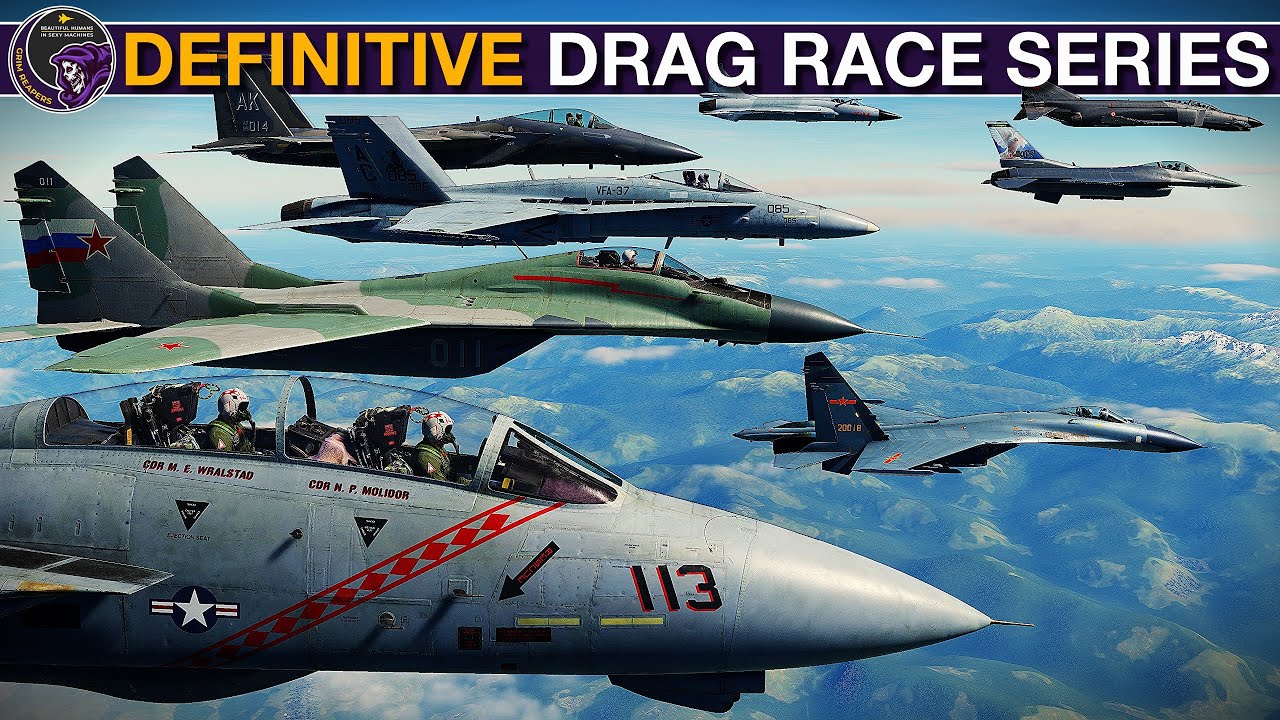 THE DEFINITIVE 0ft, 30000ft & Time To Climb Fast Jet Drag Races | DCS