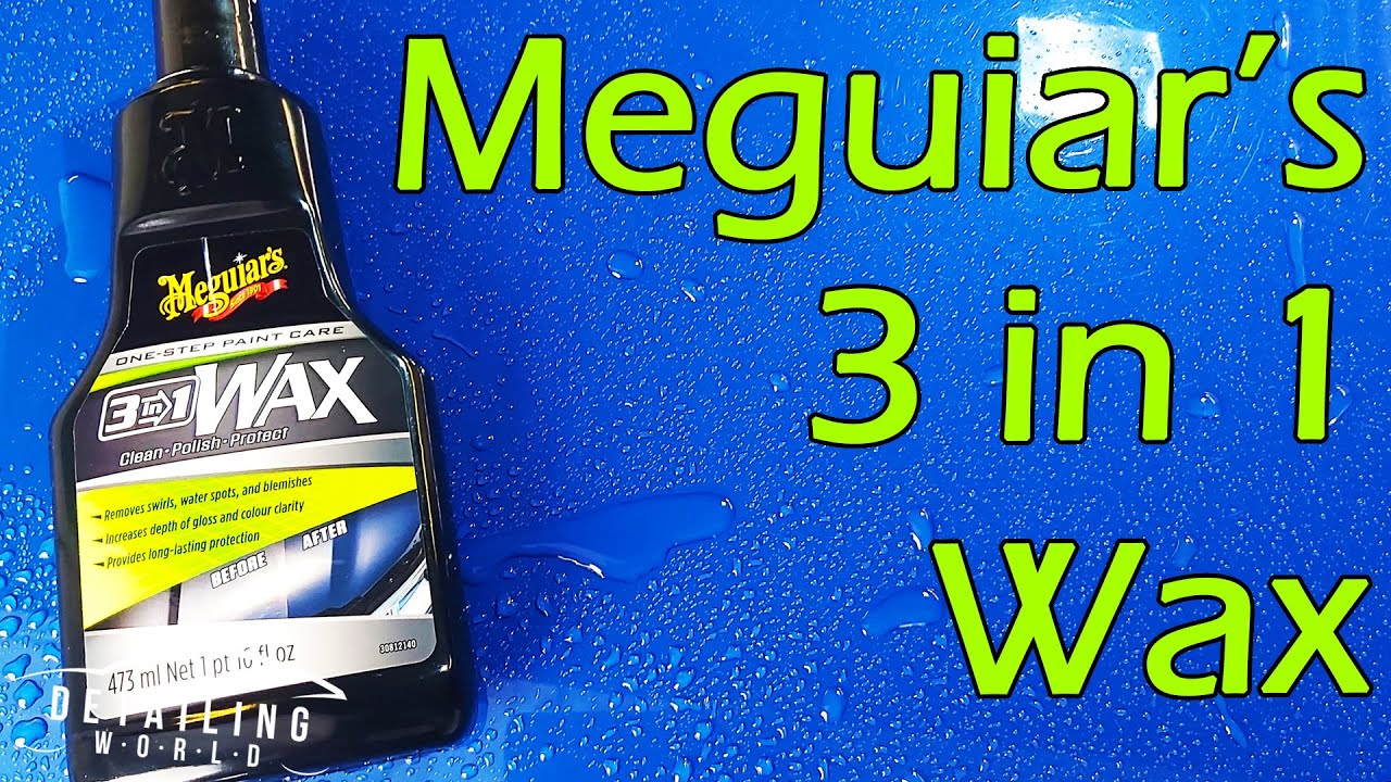 Как чистить, полировать и защищать с помощью воска Meguiar's «3 в 1»!