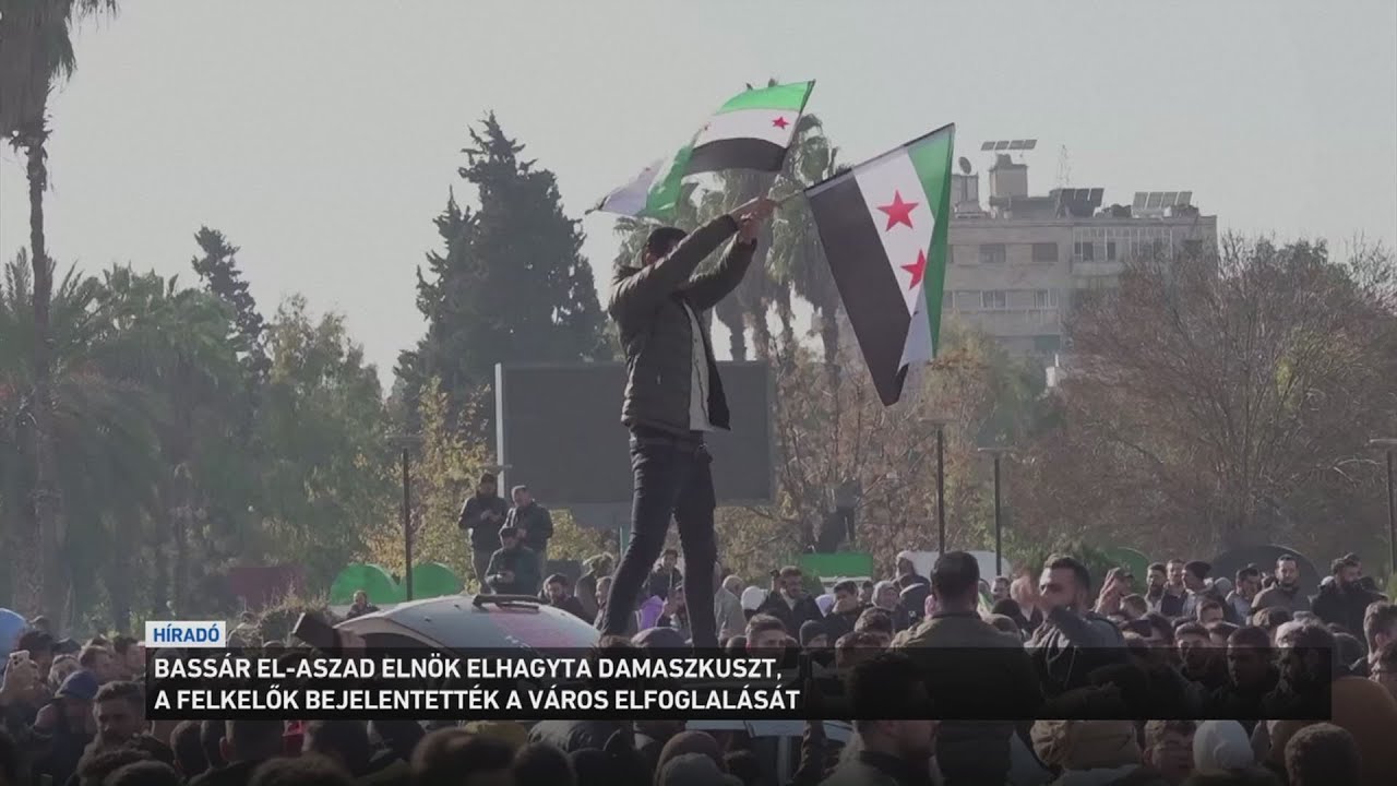 Milli&oacute;k &uuml;nneplik az Aszad rezsim buk&aacute;s&aacute;t Sz&iacute;ri&aacute;ban