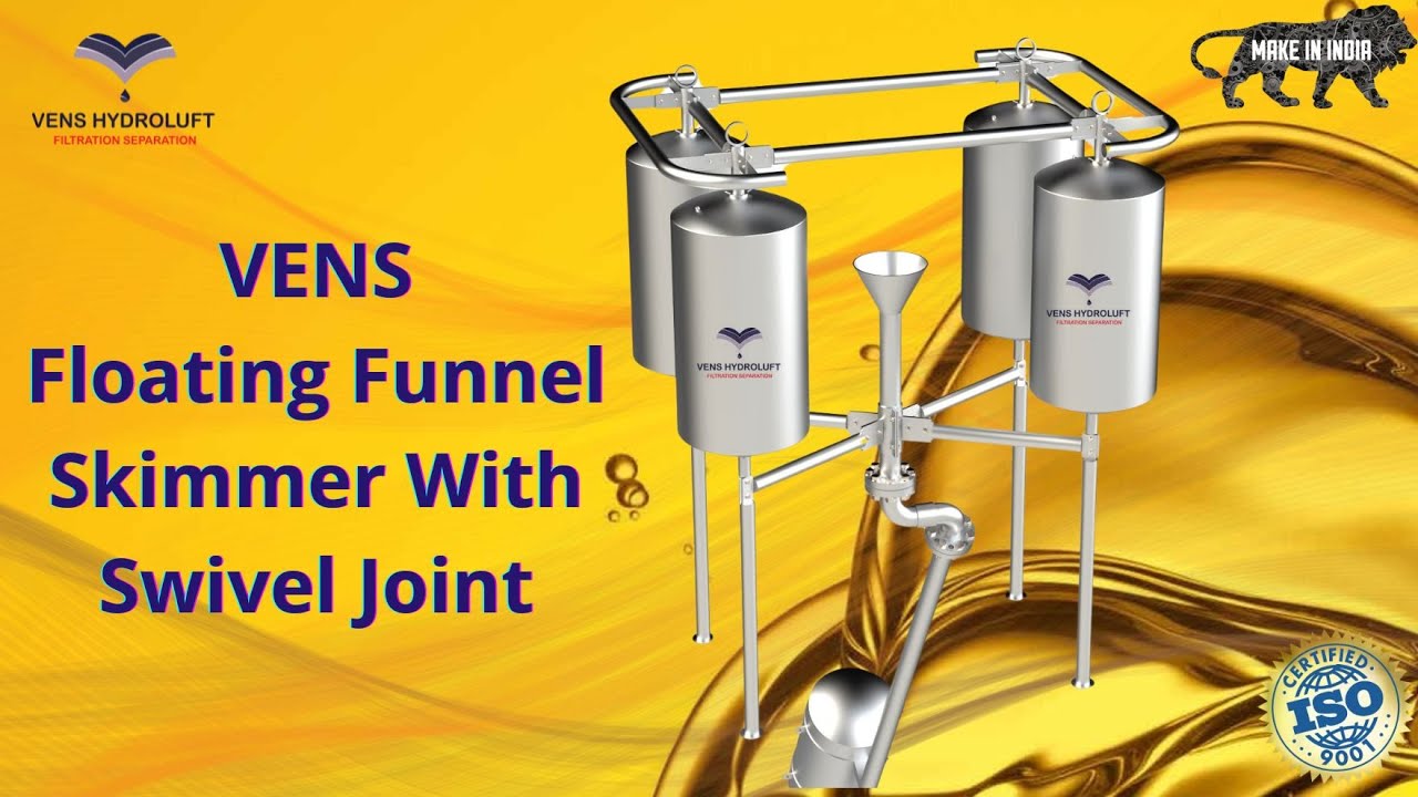 Floating Funnel Skimmer With Swivel Joint