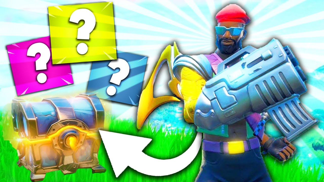 INDOVINO L' ARMA DELLA CASSA ALTRIMENTI NON POSSO USARLA !! FORTNITE CHALLENGE