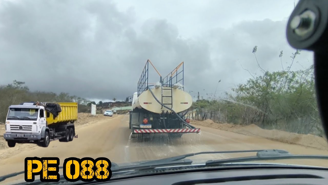 PASSANDO PELO O TRECHO DA PE 088 EM CONSTRUÇÃO 
