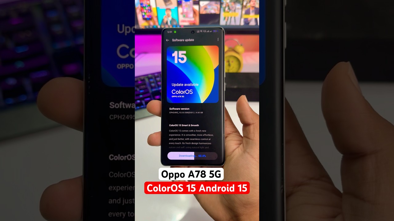 Oppo A78 ColorOS 15 Android 15 Update Features 🔥