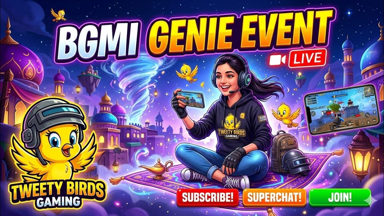 Vaga genie event play pannuvom 😎  #funny #bgmilive #tweetyyt#tamilgirlgamer#bgmilive