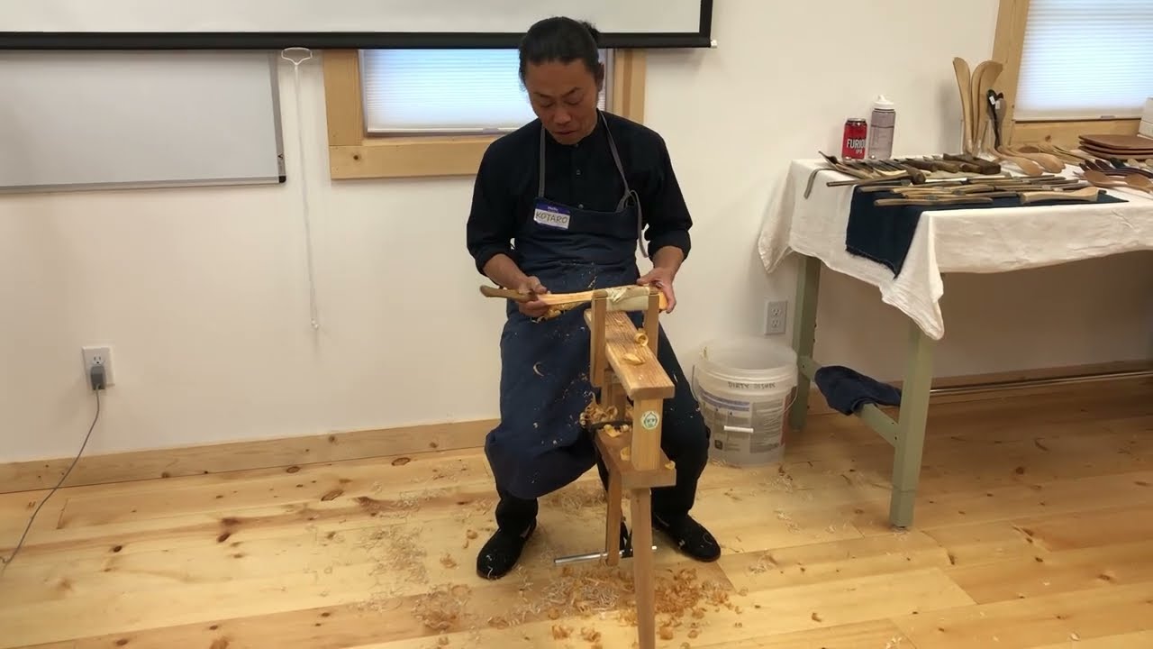 Japanese Craft 1/2: Kotaro Okubo Master Spooncarver at Woodspirit School
