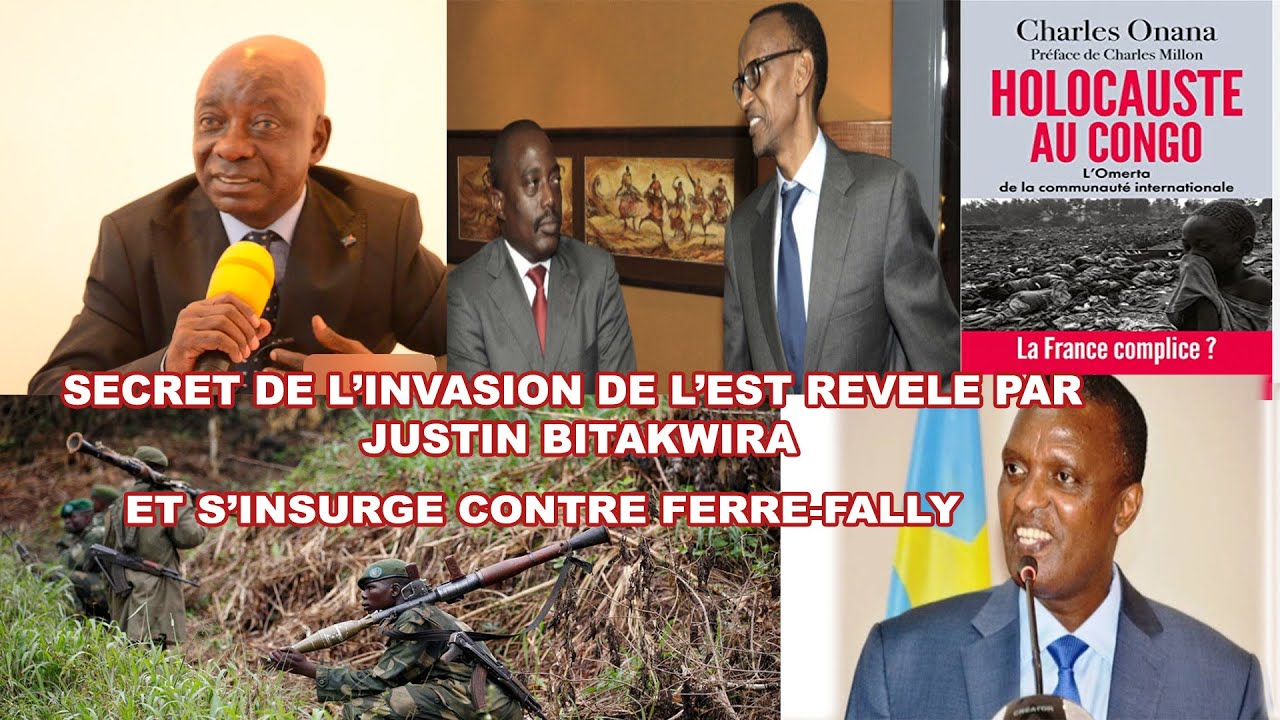 JUSTIN BITAKWIRA DÉVOILE UN SECRET JAMAIS RÉVÉLÉ SUR LA GUERRE DE L'EST ,PAUL KAGAME- JOSEPH KABILA