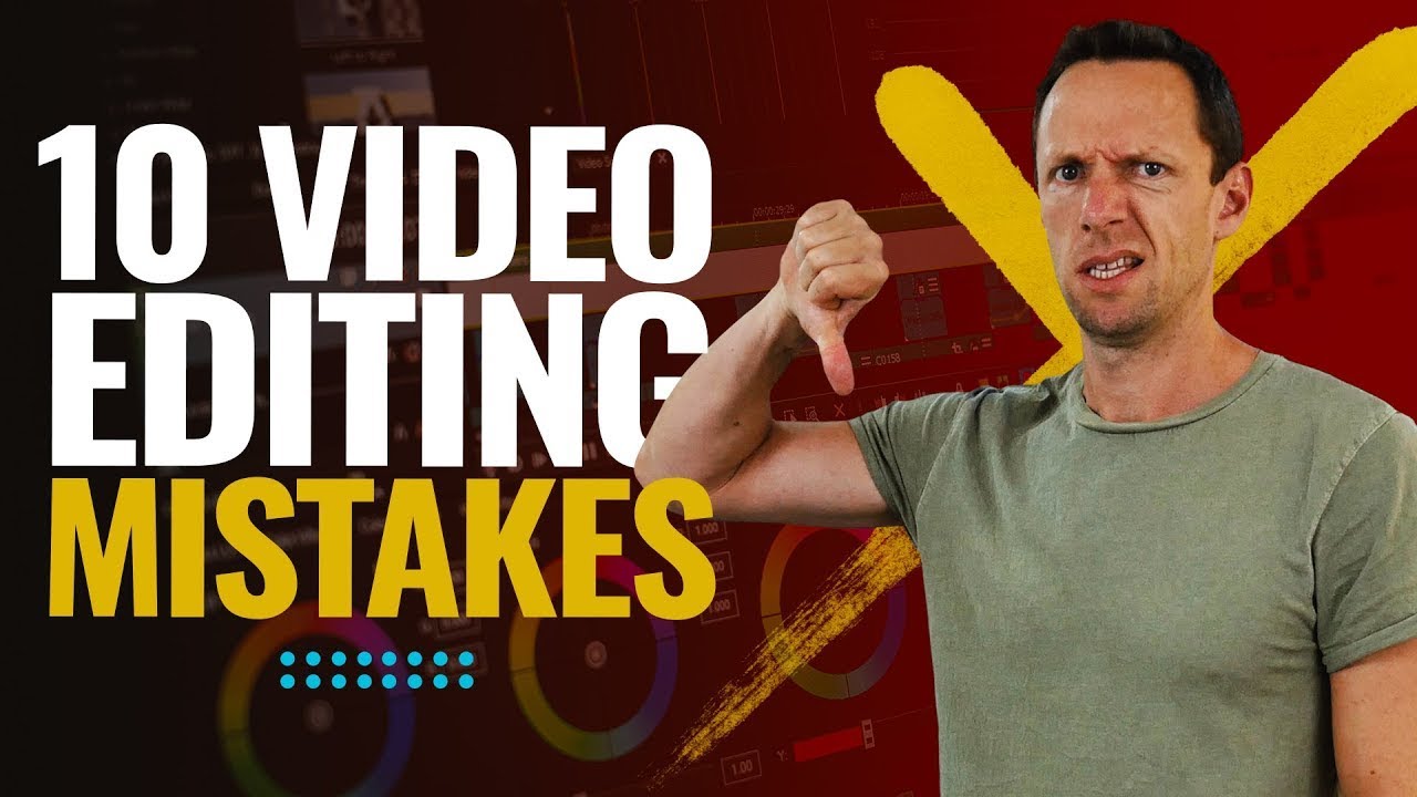 10 Mistakes NEW Video Editors Make (Video Editing for Beginners!)