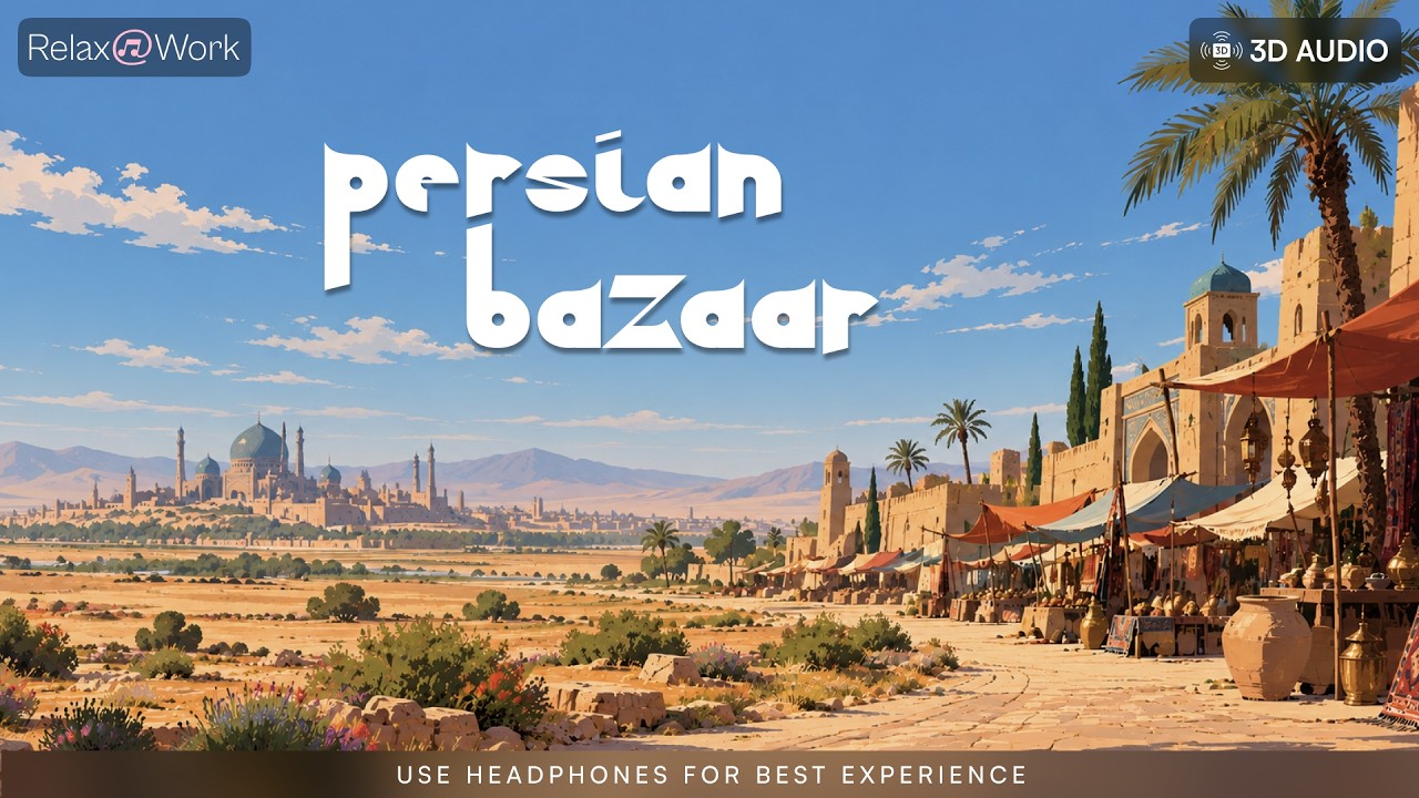 Walking Through a Persian Bazaar | Persian Melodies for Relaxation, Focus & Work