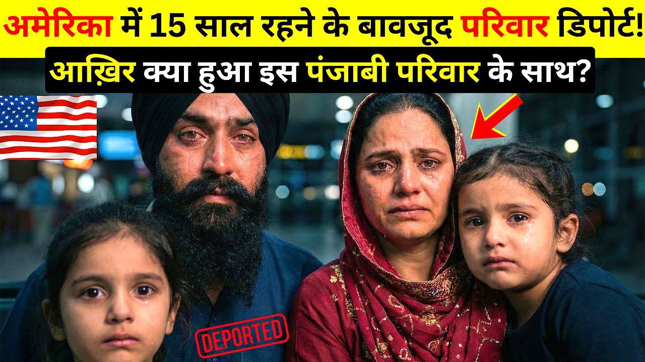15 साल तक अमेरिका में सब ठीक था&hellip; अचानक पंजाबी परिवार डिपोर्ट! असली वजह ने हिला दिया 😱