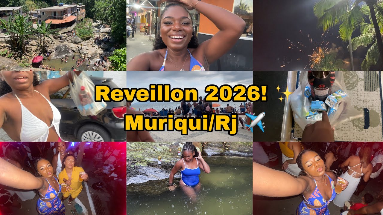 MEU REVEILLON 2026 ✨❤️ | VIAGEI PARA MURIQUI/Rj COM AMIGOS ✈️