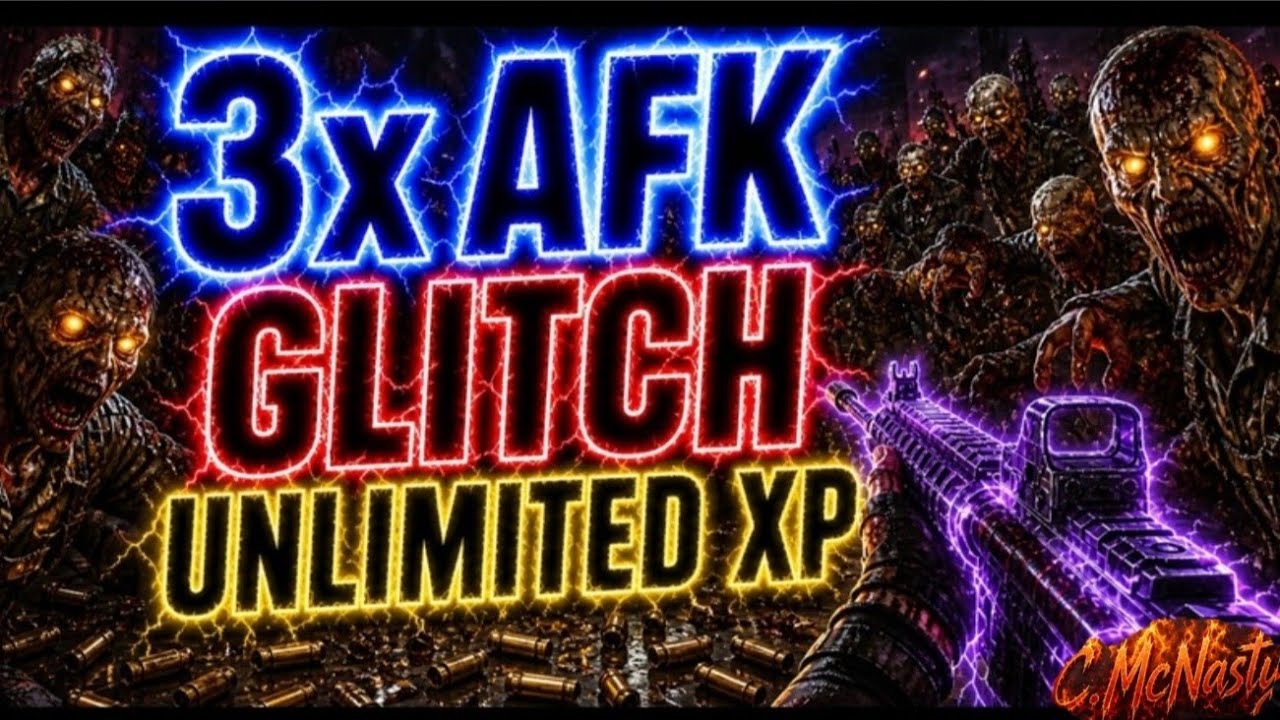 BO7 3&times; AFK Glitch Неограниченный опыт в зомби