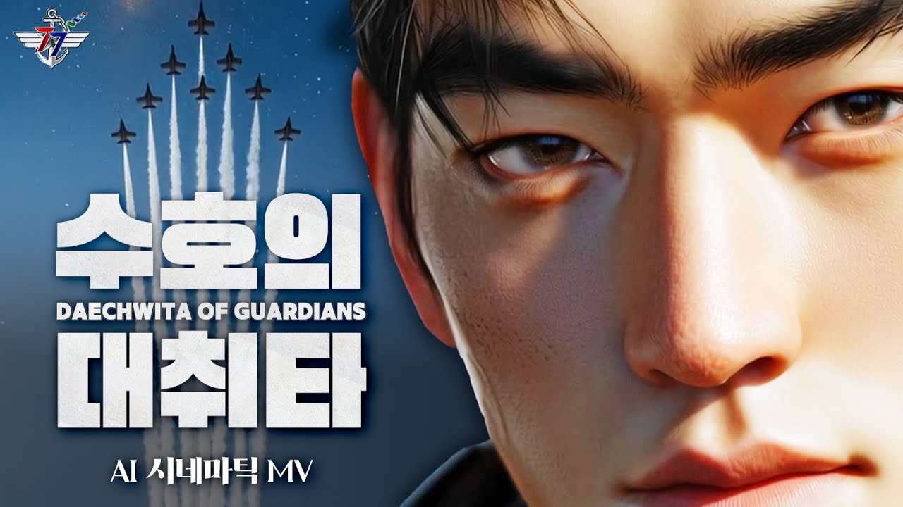 ★국군 AI 시네마틱 MV★ 육군, 해군, 공군, 해병대가 수호신이 된다면? 수호의 대취타(Daechwita of guardians)｜건군 77주년 국군의 날 공식 응원가
