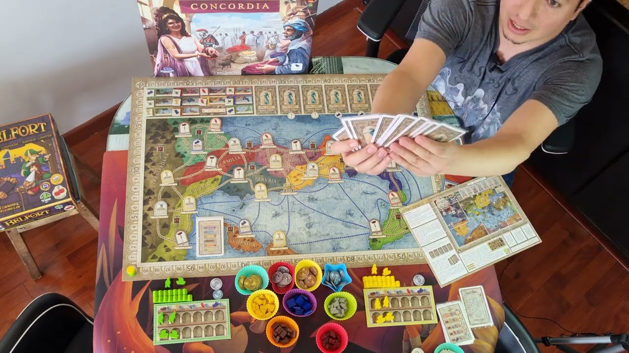 Concordia Cómo jugar - Juego de mesa tutorial - Cómo se juega