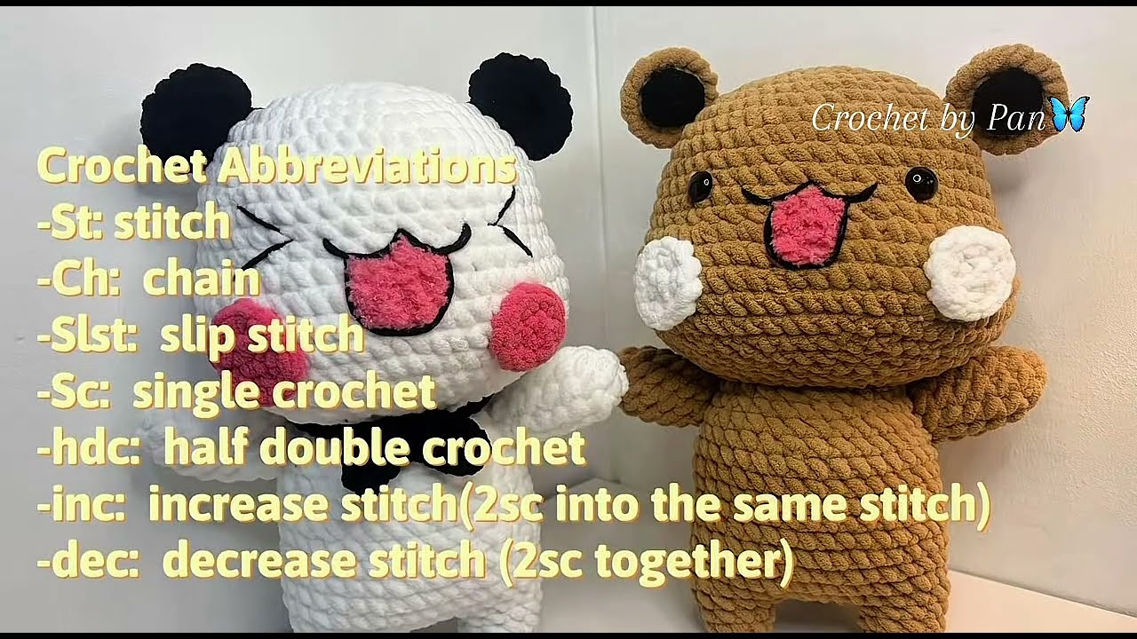 Handmade Crochet Bubu——Dudu Tutorial (part3)