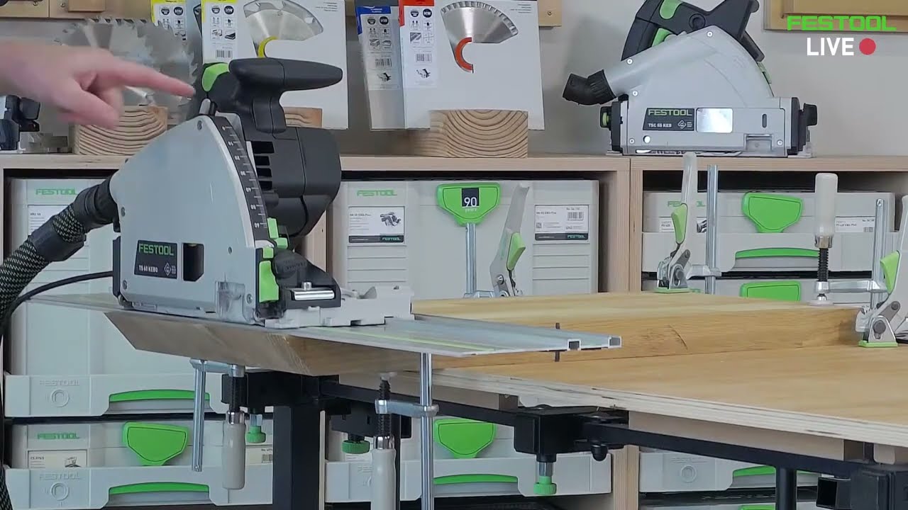 Festool LIVE🔴 [NL] De nieuwe invalcirkelzaag TS 60 K