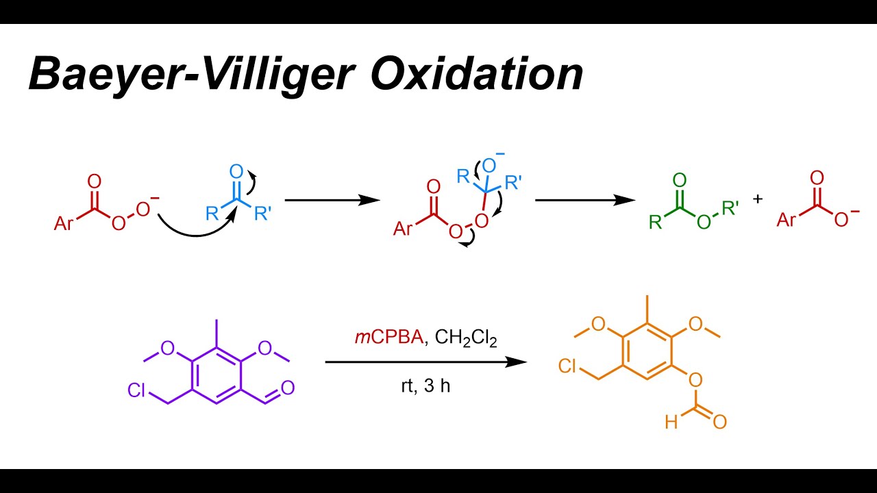 Baeyer-Villiger Oxidation of Ketones & Aldehydes (IOC 29)