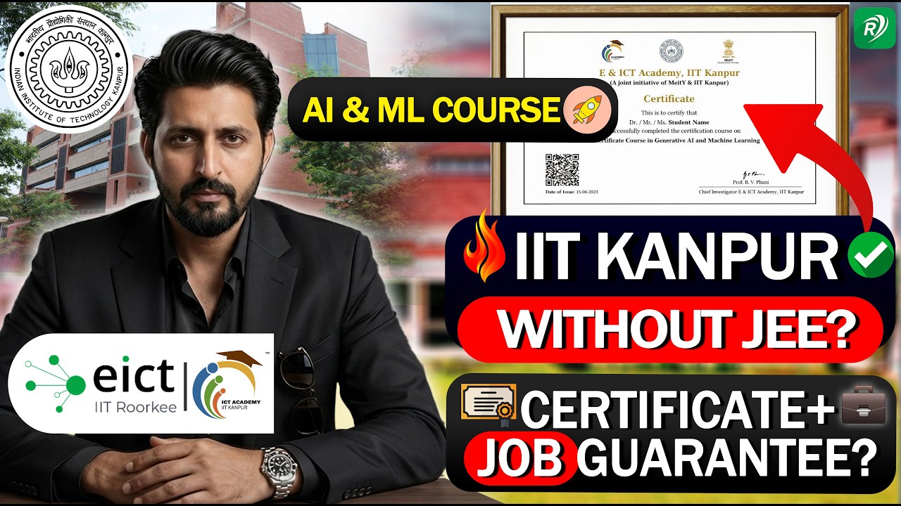 E&ICT IIT Kanpur AI ML Course 🔥 | Full Review, Fees, Certificate & Worth It? | eict Rivn Tech