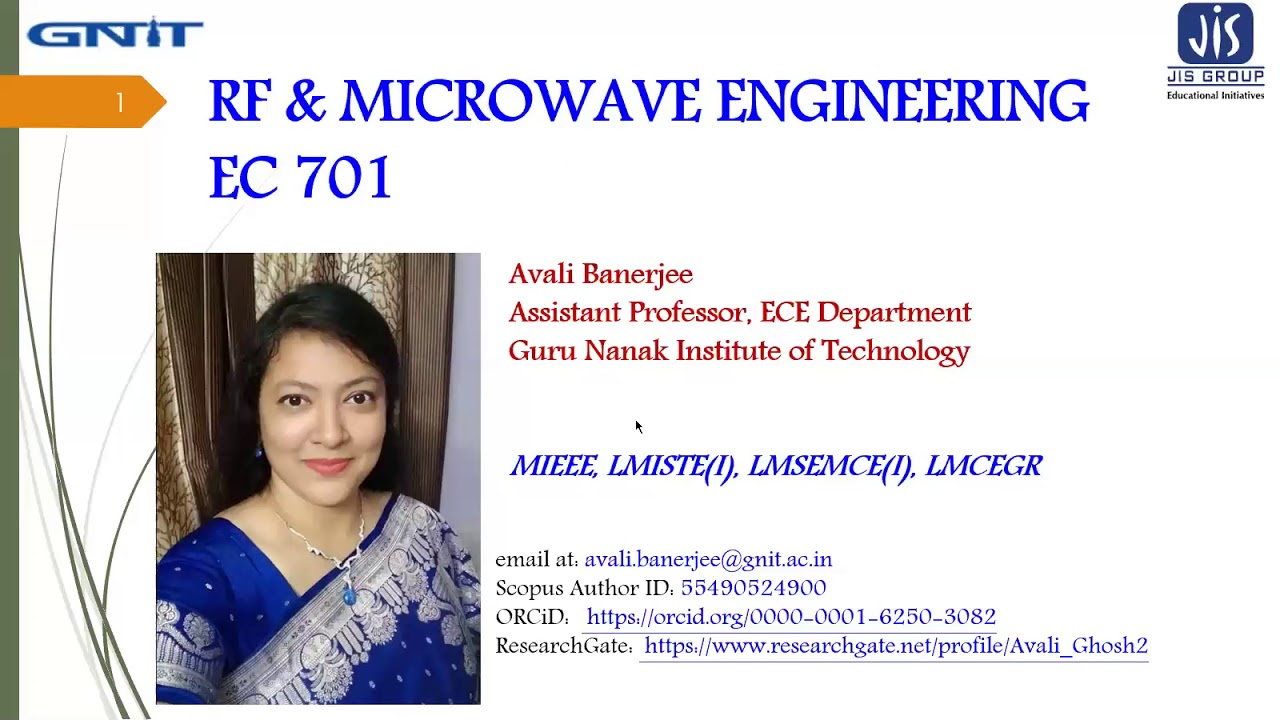 Lecture 1: RF & Microwave Engineering