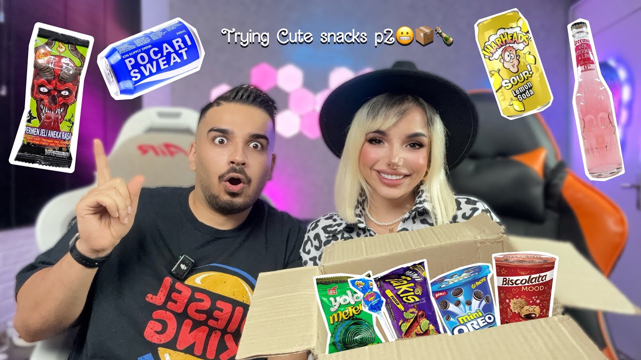 تست خوراکی های عجیب و کیوت با @AmooTheoryOfficial ​⁠ |آب ژاپنی؟🫗زبون شیطان👹!