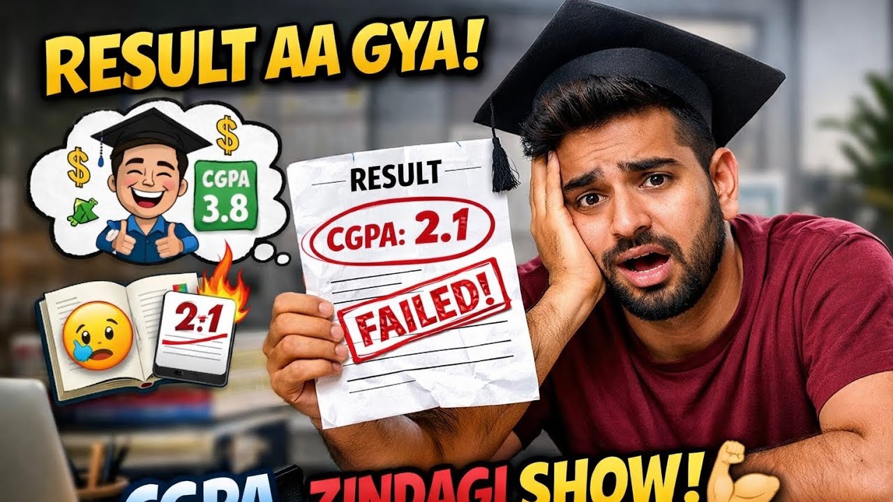 Result Aa Gya… Par Khushi Kithay Aa? 😂 | Uni Life”#punjabivlogs #unilife #resultaagya #studentvlog 