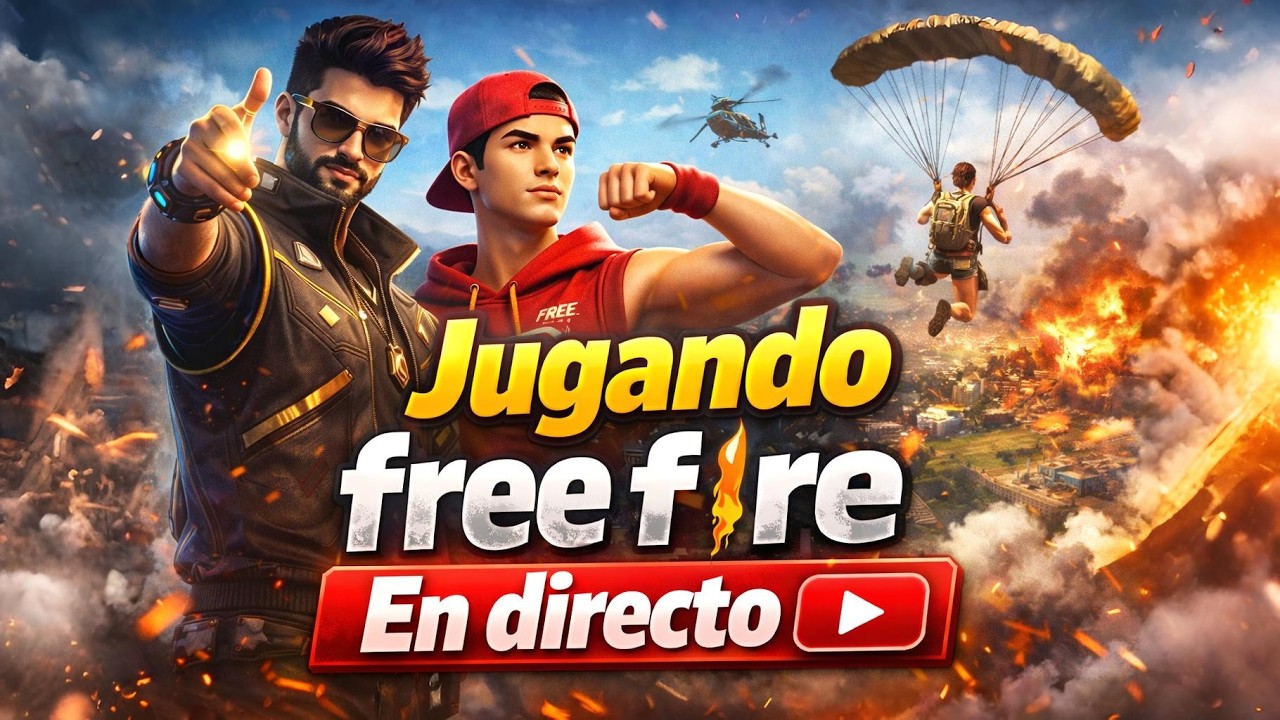 JUGANDO FREE FIRE EN DIRECTO #minecraft