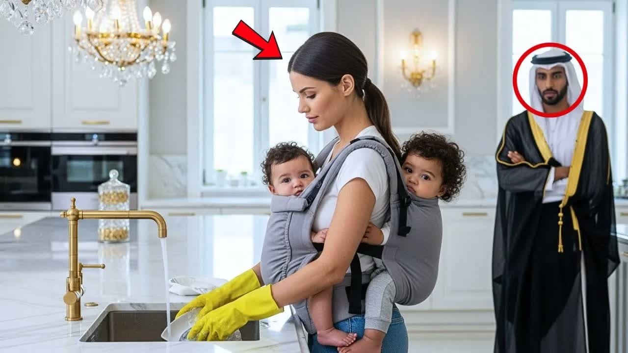 الملياردير العربي يكتشف خادمته وهي تحمل توأمه بين ذراعيها... وما اكتشفه يغير كل شيء...