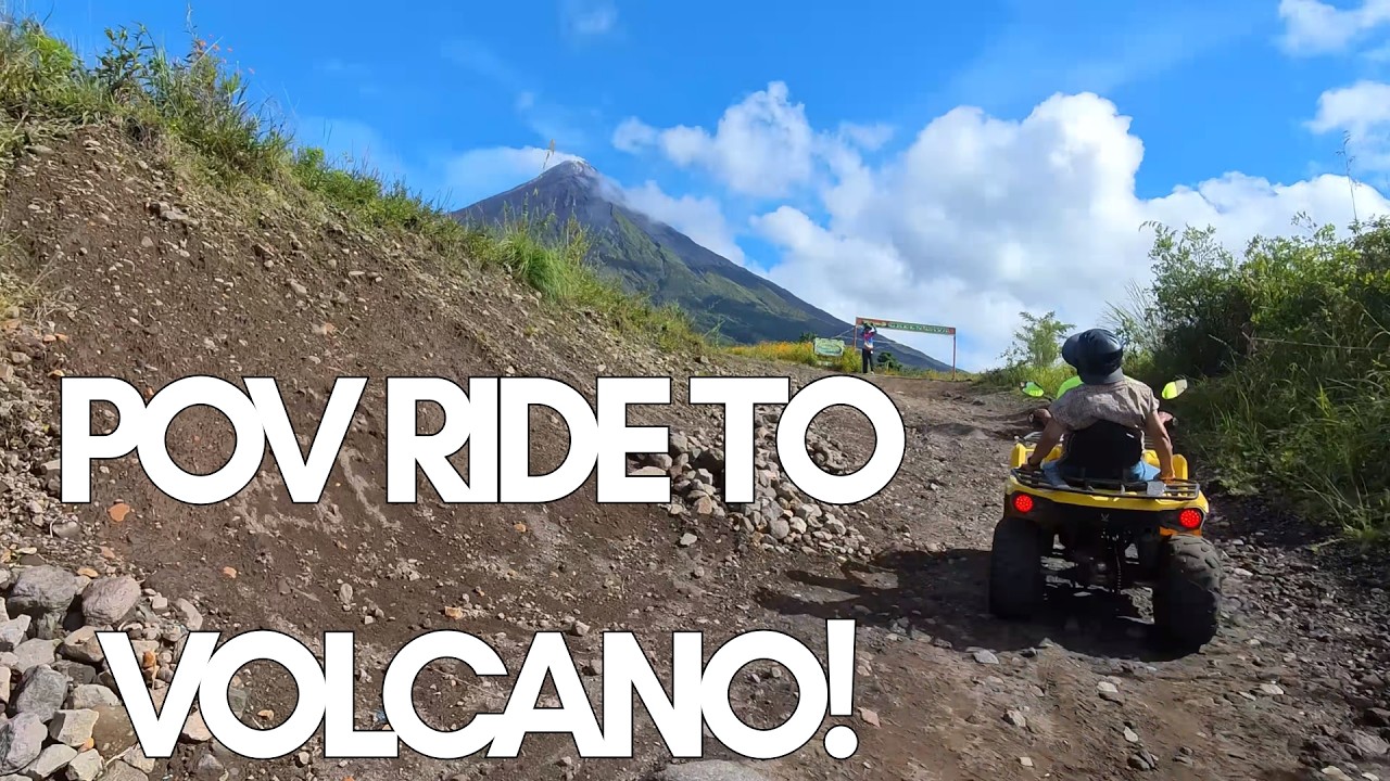 POV ATV Adventure to Mount Mayon 🌋 | Green Lava Trail Off-Road Ride