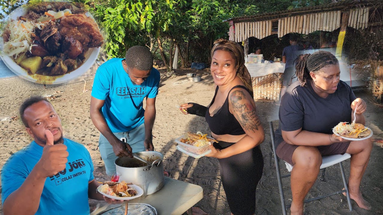 God Did!!Colaz full Team Epic youtube link up on beach | miss Little roll out the youtube community 