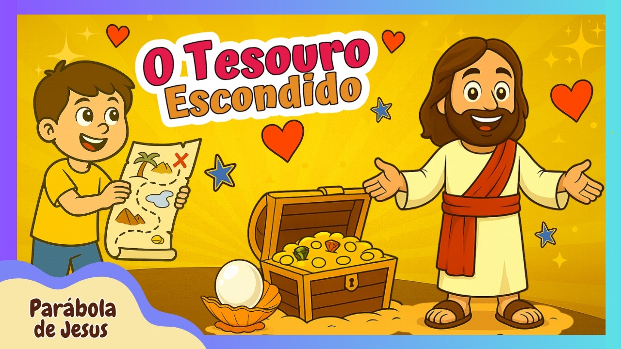 👑💎 Jesus e o Reino de Deus – A Pérola Preciosa e o Tesouro Escondido @Semeadores Kids #72