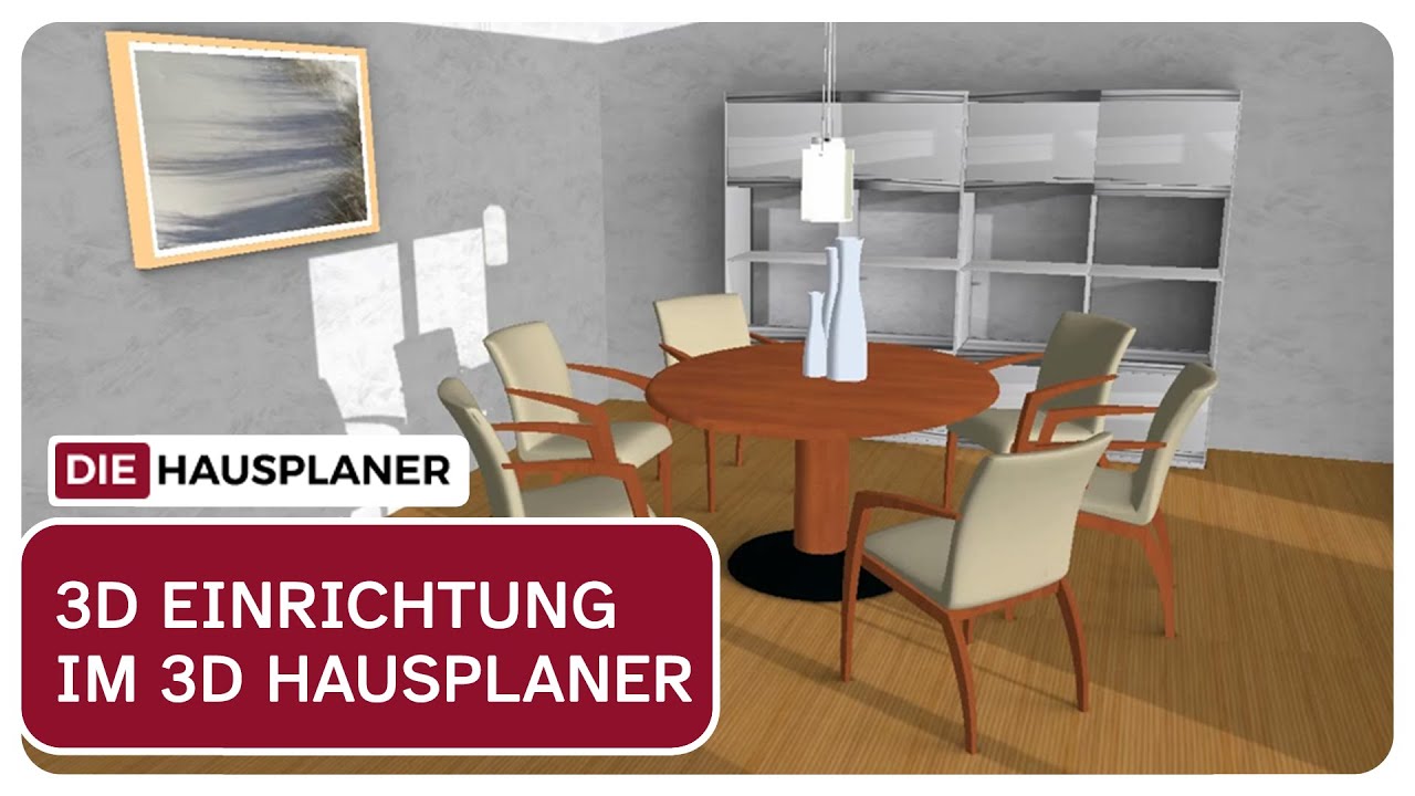 Räume im 3D umfangreich einrichten