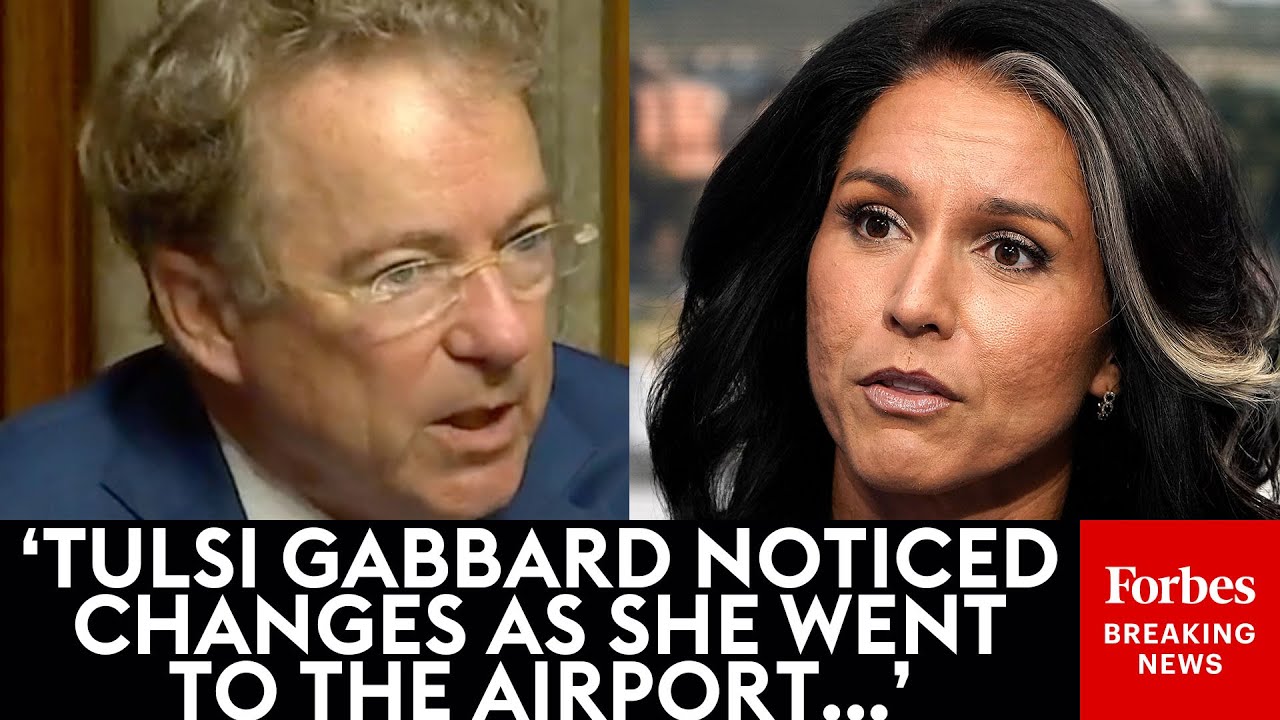 BREAKING NEWS: Rand Paul Details 'Weaponization' Of TSA Against Tulsi Gabbard During Biden Era