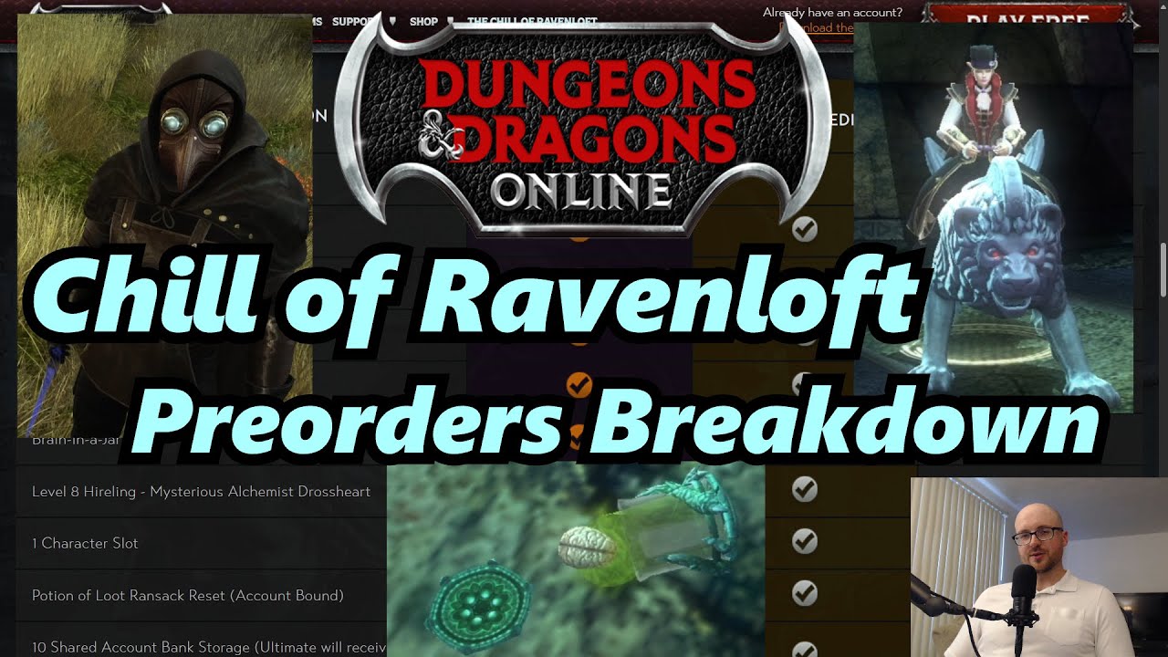 Chill of Ravenloft Preorders - Breakdown With Clips of All Items